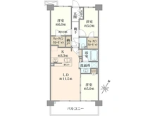 【神奈川県/横浜市戸塚区秋葉町】シティテラス横濱戸塚 間取り図