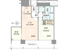 【神奈川県/横浜市西区みなとみらい】M.M.TOWERS the East 間取り図