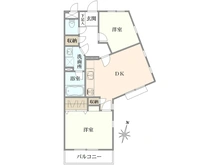 【神奈川県/横浜市港南区笹下】クリオ上大岡II　2番館 間取り図