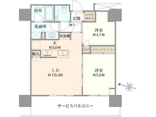 【神奈川県/横浜市神奈川区鶴屋町】THE YOKOHAMA FRONT TOWER 間取り図