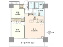 【神奈川県/横浜市神奈川区鶴屋町】THE YOKOHAMA FRONT　 間取り図