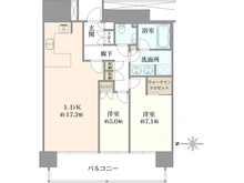 【神奈川県/横浜市西区みなとみらい】M.M.TOWERS the East 間取り図