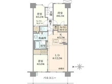 【神奈川県/茅ヶ崎市浜見平】オハナ茅ヶ崎ガーデニア 間取り図