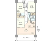 【神奈川県/藤沢市善行坂】クオス藤沢善行 間取り図