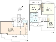 【神奈川県/逗子市小坪】コスモミロス逗子 間取り図