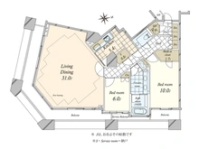 【静岡県/熱海市春日町】ザ・クレストタワー熱海 間取り図
