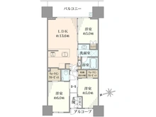 【東京都/中野区南台】シティハウス笹塚レジデンス 間取り図