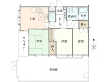 【東京都/三鷹市井口】センチュリー武蔵野パート3 間取り図