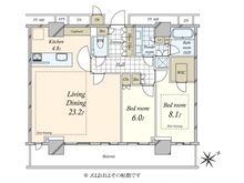 【東京都/北区上十条】ザ・タワー十条 間取り図