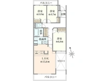 【東京都/練馬区立野町】吉祥寺北パーク・ホームズ 間取り図