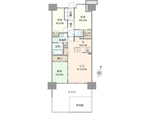 【埼玉県/さいたま市中央区下落合】プラウドさいたま新都心 間取り図
