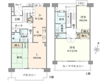 【東京都/稲城市長峰】長峰杜の三番街 1号棟 間取り図