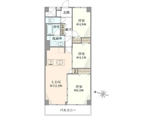 【神奈川県/横浜市港北区新吉田東】ライネスハイム綱島壱番館 間取り図