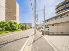 【神奈川県/横浜市港北区綱島東】クオス綱島ザ・レジデンス 前面道路