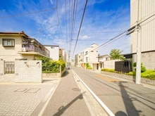 【神奈川県/横浜市港北区綱島東】クオス綱島ザ・レジデンス 前面道路