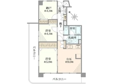 【神奈川県/川崎市中原区小杉御殿町】ラコスタ5武蔵小杉 間取り図