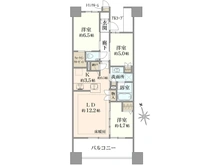 【神奈川県/横浜市港北区箕輪町】プラウドシティ日吉 レジデンスIII 間取り図