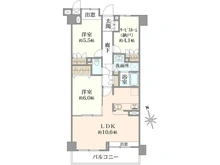 【神奈川県/横浜市港北区大豆戸町】東急ドエル・アルス大倉山東 間取り図