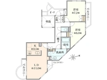 【神奈川県/三浦郡葉山町一色】マイキャッスル葉山 間取り図