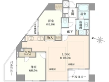 【神奈川県/藤沢市藤沢】ダイアパレス湘南藤沢II 間取り図