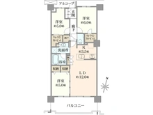 【神奈川県/横浜市金沢区能見台通】プラウド能見台 間取り図