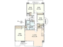 【神奈川県/横須賀市安針台】コモンヒルズ安針台海の手 一番館 間取り図
