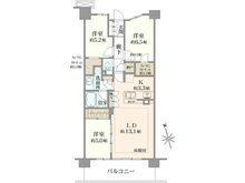 【神奈川県/鎌倉市岩瀬】ザ・パークハウスオイコス鎌倉大船 間取り図