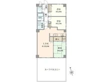 【神奈川県/横浜市栄区東上郷町】コスモ港南台エクステージ 間取り図