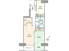 【神奈川県/横浜市都筑区南山田】港北ニュータウンビュープラザセンター北 3-6号棟 間取り図