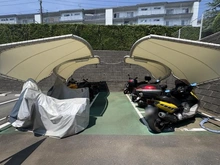 【神奈川県/川崎市宮前区土橋】宮前平パームハウスA棟 バイク置き場