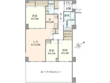 【神奈川県/横浜市青葉区藤が丘】イトーピア藤が丘サンヒルズ 間取り図