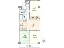 【東京都/小金井市貫井北町】マンション国分寺 間取り図