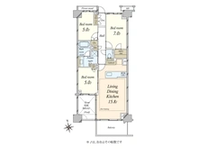 【東京都/世田谷区弦巻】プラウド弦巻 間取り図