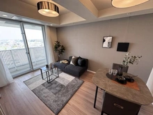 【東京都/世田谷区玉川】プラウドタワー二子玉川 リビング・ダイニング：※家具・調度品は販売価格に含まれておりません