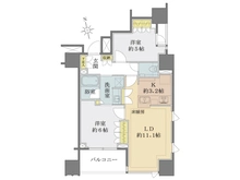 【東京都/杉並区荻窪】プラウド荻窪三丁目 間取り図