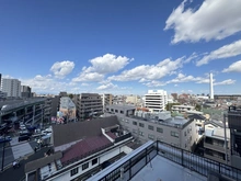 【東京都/杉並区高井戸東】クレストフォルム高井戸南 共用廊下からの眺望