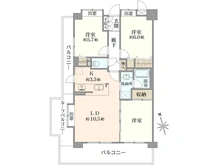【東京都/杉並区高井戸東】クレストフォルム高井戸南 間取り図