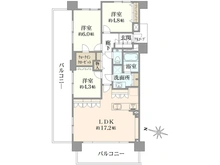 【東京都/杉並区高井戸東】ファミールグラン高井戸デュープレックス 間取り図