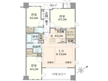 【東京都/杉並区松庵】ジオ杉並松庵 間取り図