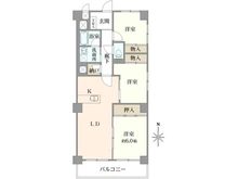 【東京都/杉並区堀ノ内】杉並スカイハイツ 間取り図