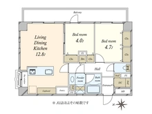 【東京都/世田谷区上馬】ジェイパーク三軒茶屋 間取り図