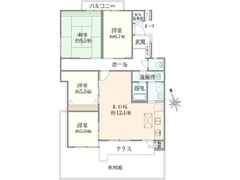 【東京都/練馬区高松】ライオンズガーデン石神井公園 弐号棟 間取り図