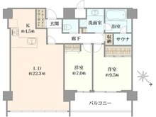 【東京都/港区六本木】THE　ROPPONGI　TOKYO 間取り図