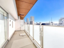【東京都/荒川区南千住】クレヴィア南千住RIVER　SIDE　TWIN　WEST バルコニー