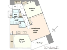 【東京都/杉並区和泉】フェアロージュ永福町 間取り図