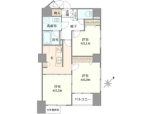 【東京都/中央区東日本橋】シャルムコート東日本橋 間取り図