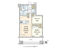 【東京都/中央区新川】ウエリス茅場町 間取り図