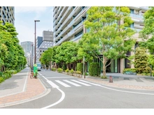 【東京都/中央区湊】パークシティ中央湊　ザ タワー 前面道路
