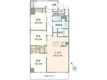 【東京都/中央区日本橋箱崎町】ライオンズマンション箱崎町 間取り図