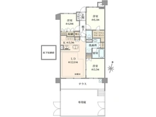 【東京都/狛江市岩戸北】プレイスヴィラ喜多見 間取り図